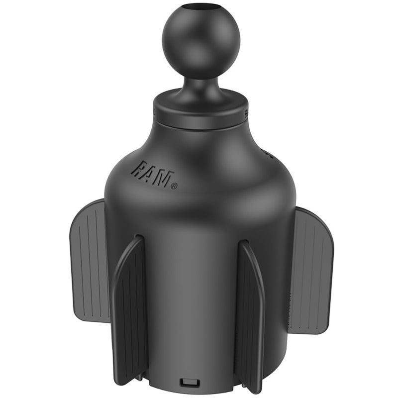 RAM Mounts Stubby Cup Holder Ball Base RAP-B-299-4U with B Size 1" Ball Compatible with Cup Holders 2.57" to 3.5" in Diameter - Image 1